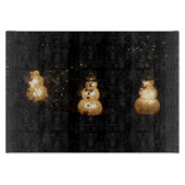 Snowman Holiday Light Display Snijplank (Voorkant)