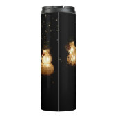 Snowman Holiday Light Display Thermosbeker (Achterkant)