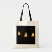 Snowman Holiday Light Display Tote Bag (Voorkant)