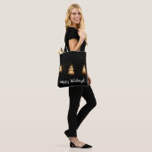 Snowman Holiday Light Display Tote Bag (Op model)
