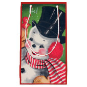 Snowman Holiday-tas voor kerstmis Klein Cadeauzakje (Voorkant)