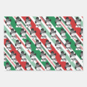 Snowman Holiday Trio Inpakpapier Vel (Voorkant 2)