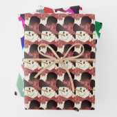 Snowman Holiday Trio Inpakpapier Vel (In situ)