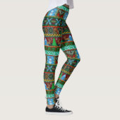 Snowman Holiday van de kerstkeuken Leggings (Rechts)