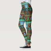 Snowman Holiday van de kerstkeuken Leggings (Links)