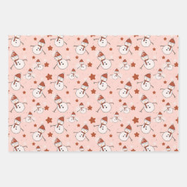 Snowman Holiday Wrapping Paper