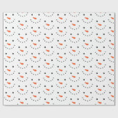 Snowman Holiday Wrapping Paper Cadeaupapier (Vlak)