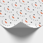 Snowman Holiday Wrapping Paper Cadeaupapier (Hoek)