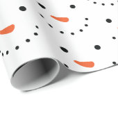 Snowman Holiday Wrapping Paper Cadeaupapier (Rol Hoek)