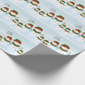 Snowman Holiday Wrapping Paper Cadeaupapier (Hoek)