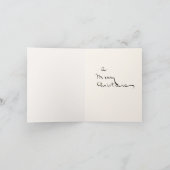 Snowman Holly  kerstfeest lachen Feestdagen Kaart (Binnen)