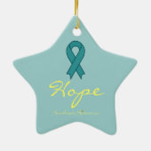 Snowman Hope Ornament (Achterkant)