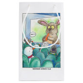 Snowman Horror Film Gift Bag Klein Cadeauzakje (Achterkant)