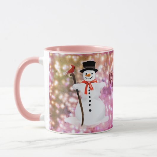 Snowman Hot chocola Mok (Links)