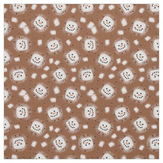 Snowman Hot Cocoa Stof (Swatch)