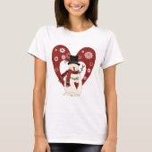 Snowman houdt van sneeuwt-T-shirts en cadeautjes T-shirt (Voorkant)