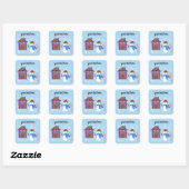 Snowman & House #1-2 Stickers (Vel)