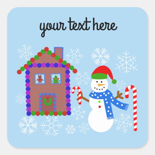 Snowman & House #1-2 Stickers (Voorkant)