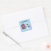 Snowman & House #1-2 Stickers (Envelop)