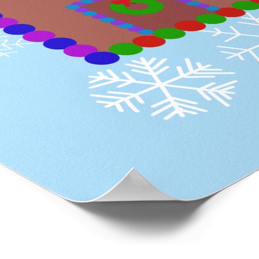 Snowman & House #1 Poster (Hoek)