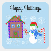 Snowman & House #1 Stickers (Voorkant)