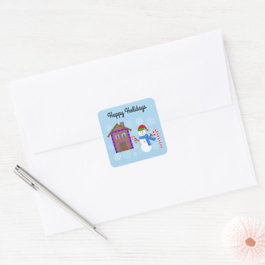 Snowman & House #1 Stickers (Envelop)