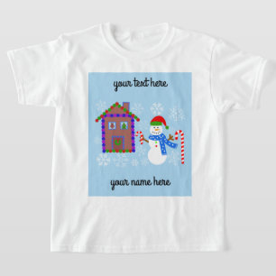 Snowman & House #1 T-Shirt