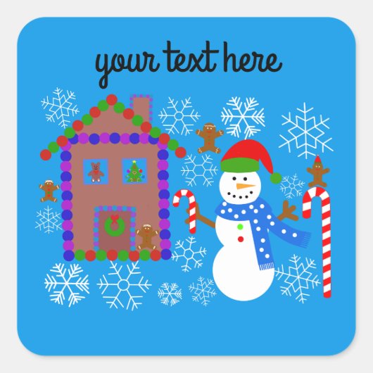 Snowman & House #2-2 Stickers (Voorkant)