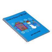 Snowman & House #2 Spiral Notitieboek (Rechterzijde)