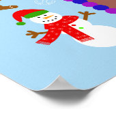 Snowman & House #3 Poster (Hoek)