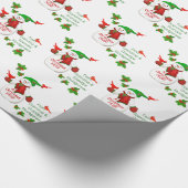 Snowman Hug van oma en opa Cadeaupapier (Hoek)