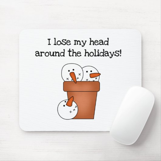 Snowman Humor T-shirts en cadeaus Muismat (Met muis)