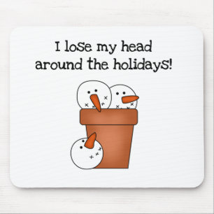 Snowman Humor T-shirts en cadeaus Muismat