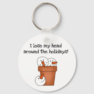 Snowman Humor T-shirts en cadeaus Sleutelhanger