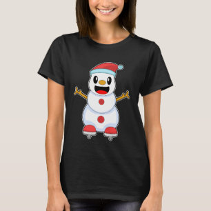 Snowman Ice skating Ice schaatsen T-shirt