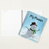 Snowman, ijskycli en sneeuw planner (Display)