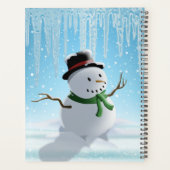 Snowman, ijskycli en sneeuw planner (Achterkant)