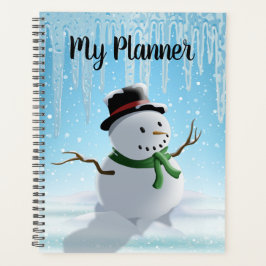 Snowman, ijskycli en sneeuw planner