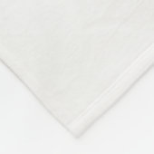 Snowman Illustratie Aangepaste kerstnaam Fleece Deken (Hoek)