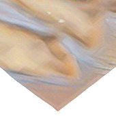 Snowman in de sneeuwtekening Tafelkleed (Gekanteld)