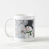 Snowman in een storm koffiemok (Links)