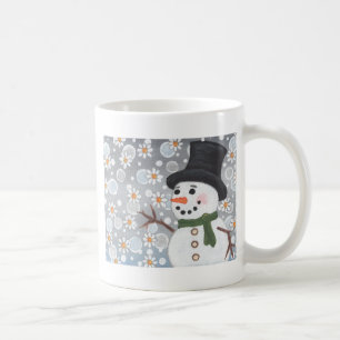 Snowman in een storm koffiemok