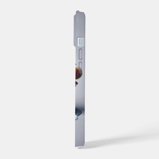 Snowman in Red Boots, Christmas, Author Natasha U iPhone 15 Case (Linkerkant)