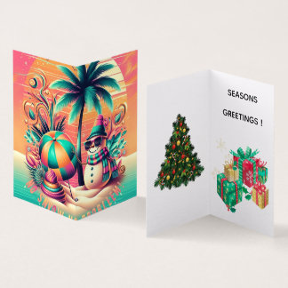 SNOWMAN IN THE SUN KAART