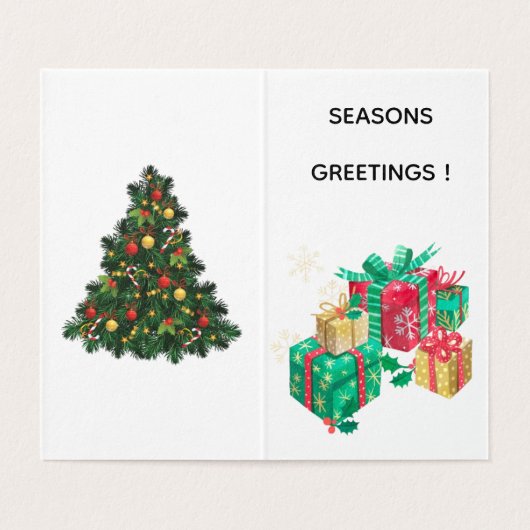 SNOWMAN IN THE SUN KAART (Binnenkant ongevouwen)