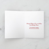 Snowman in Top Hat Christmas Feestdagen Kaart (Binnen)