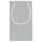 Snowman in Wereldbol met kerstsneeuw Klein Cadeauzakje (Achterkant)