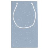 Snowman in Wereldbol met kerstsneeuw Klein Cadeauzakje (Achterkant)