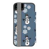 Snowman Incipio iPhone Portemonnee Hoesje (Agenda Achterkant)