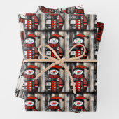 Snowman Inpakpapier Vel (In situ)